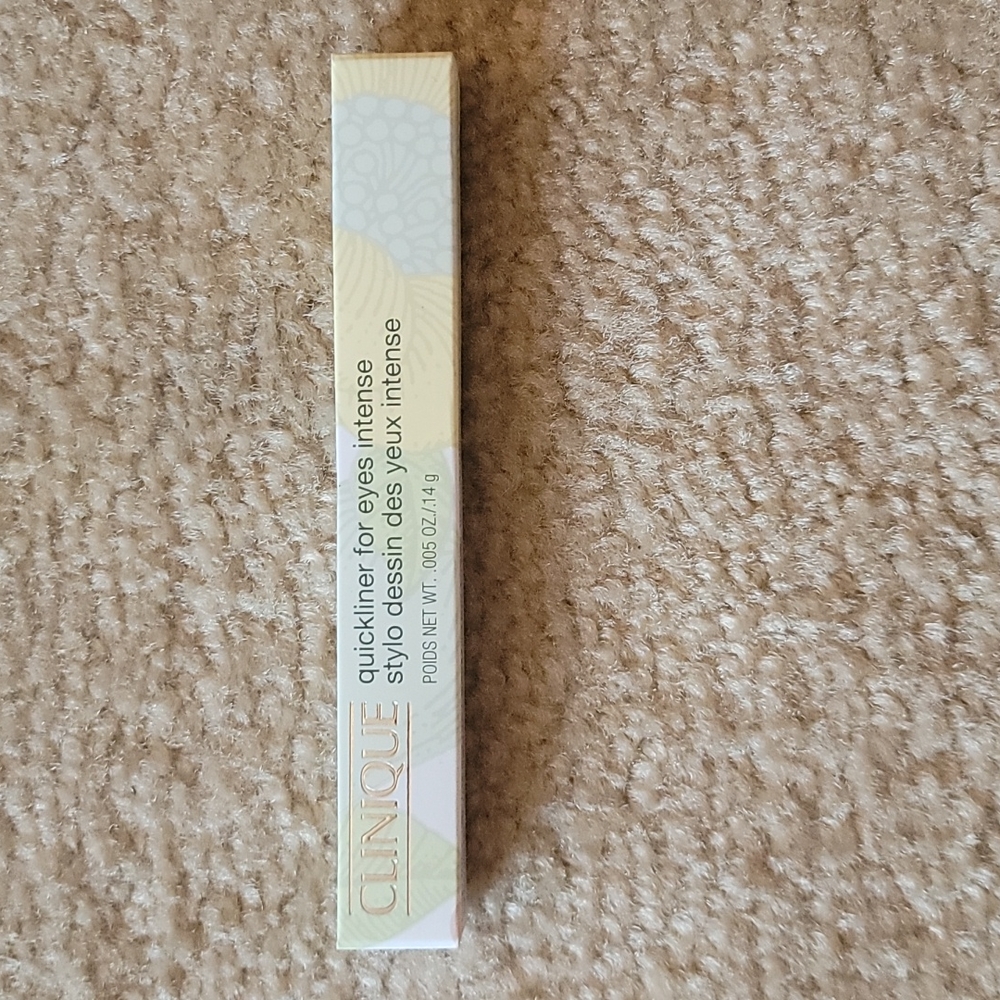 Clinique Quick Liner for Eyes Intense - New, in Box - Intense Ebony